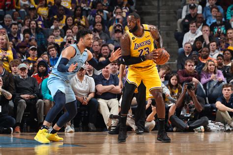 LeBron James, Los Angeles Lakers take on Memphis Grizzlies in NBA Playoffs round 1
